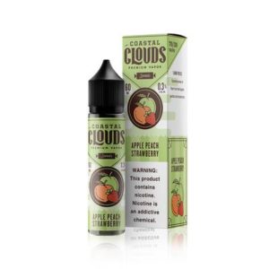 Product Image of Apple Peach Strawberry 50ml Shortfill E-liquid by Coastal Clouds Sweets