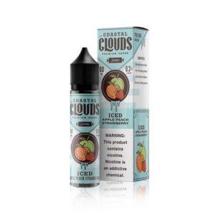 Product Image of Iced Apple Peach Strawberry 50ml Shortfill E-liquid by Coastal Clouds Sweets