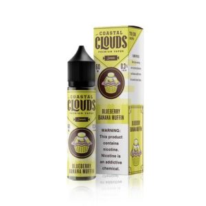 Product Image of Blueberry Banana Muffin 50ml Shortfill E-liquid by Coastal Clouds Sweets