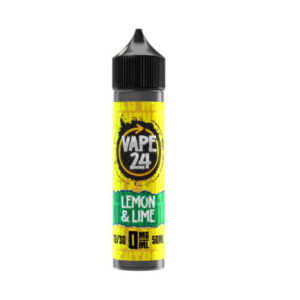 Product Image of Lemon and Lime 50ml Shortfill E-liquid by Vape 24 Menthol
