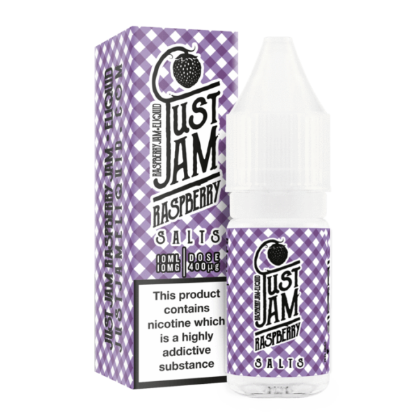 Product Image Of Raspberry Nic Salt E-Liquid By Just Jam
