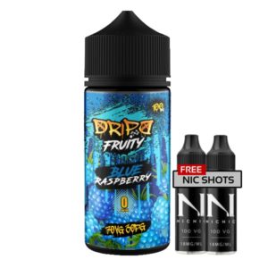 Product Image of Blue Raspberry 100ml Shortfill E-liquid by Dripd Fruity