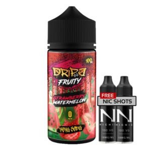 Product Image of Strawberry Watermelon 100ml Shortfill E-liquid by Dripd Fruity