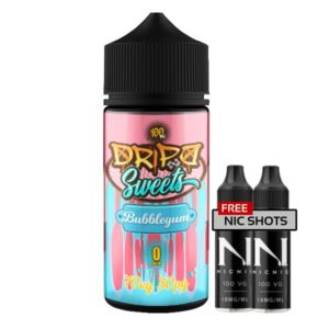 Product Image of Bubblegum 100ml Shortfill E-liquid by Dripd Sweets