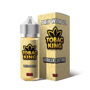 Product Image of Tobac King Vanilla Custard 100 Shortfill E-liquid by Candy King