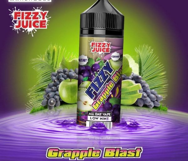 Product Image Of Grapple Blast 100Ml Shortfill E-Liquid By Fizzy Juice