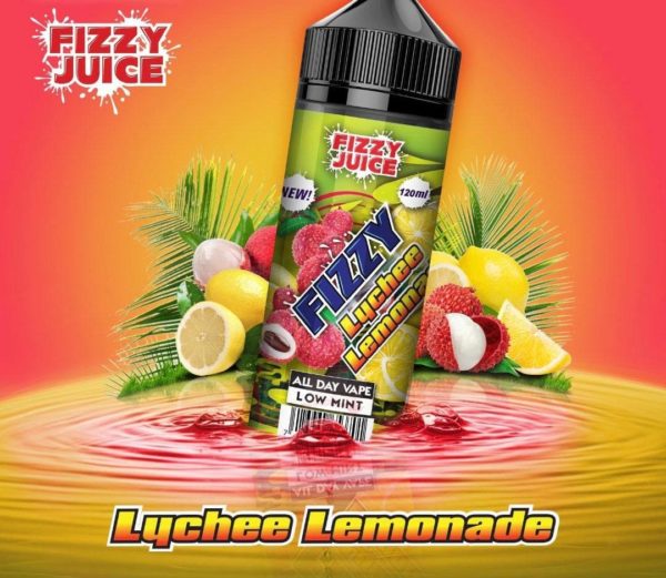 Product Image Of Lychee Lemonade 100Ml Shortfill E-Liquid By Fizzy Juice