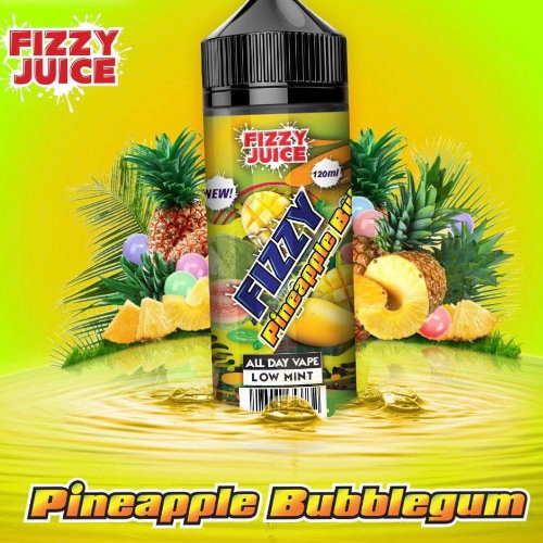 Product Image Of Pineapple Bubblegum 100Ml Shortfill E-Liquid By Fizzy Juice