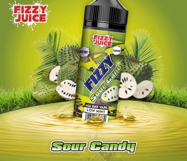 Product Image Of Sour Candy 100Ml Shortfill E-Liquid By Fizzy Juice