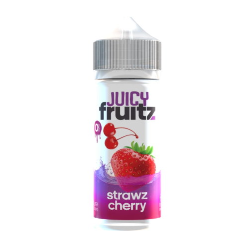 Product Image Of Strawz Cherry 100Ml Shortfill E-Liquid By Juicy Fruitz