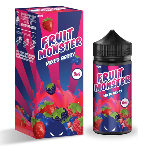 Product Image Of Mixed Berry 100Ml Shortfill E-Liquid By Fruit Monster