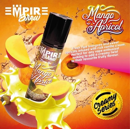 Product Image Of Mango Apricot 50Ml Shortfill E-Liquid By Empire Brew Creamy