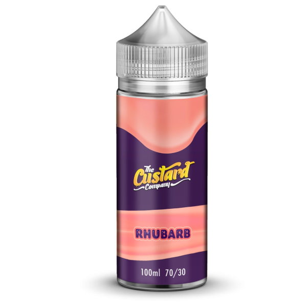 Product Image Of Rhubarb Custard 100Ml Shortfill E-Liquid By The Custard Company