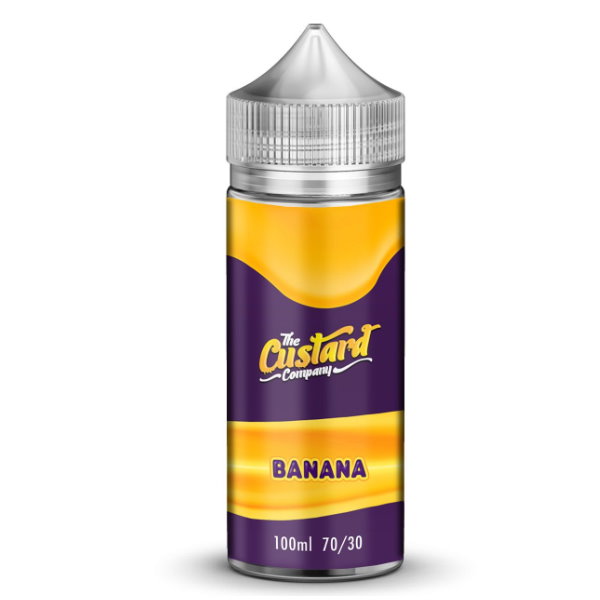 Product Image Of Banana Custard 100Ml Shortfill E-Liquid By The Custard Company