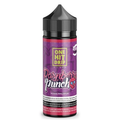One Hit Drip – Raspberry Punch E-Liquid – 100Ml