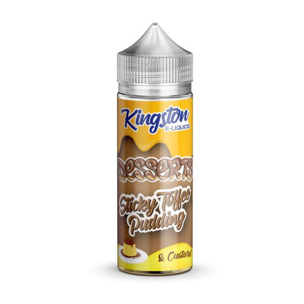 Product Image Of Sticky Toffee Pudding 100Ml Shortfill E-Liquid By Kingston Desserts