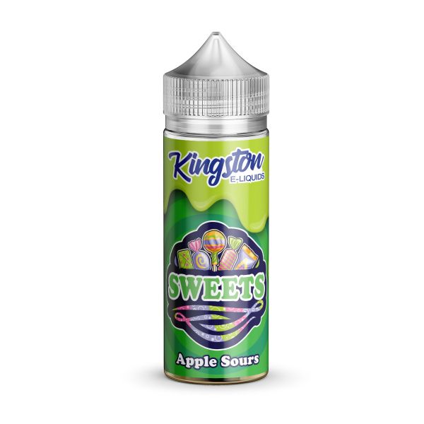 Product Image Of Apple Sours 100Ml Shortfill E-Liquid By Kingston Sweets