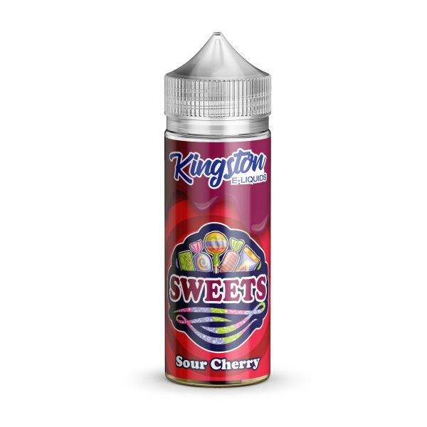 Product Image Of Sour Cherry 100Ml Shortfill E-Liquid By Kingston Sweets
