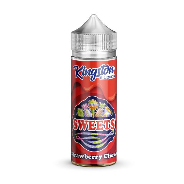 Product Image Of Strawberry Chews 100Ml Shortfill E-Liquid By Kingston Sweets