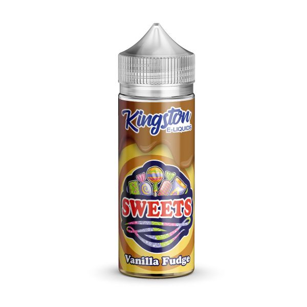Product Image Of Vanilla Fudge 100Ml Shortfill E-Liquid By Kingston Sweets