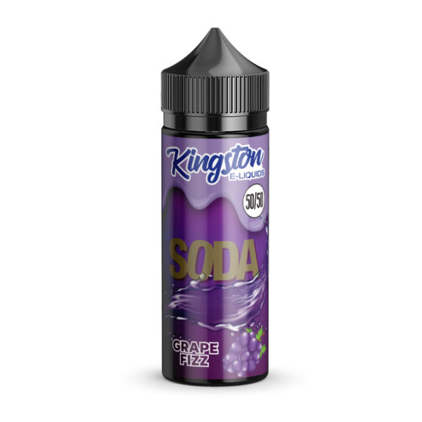 Product Image Of Grape Fizz Soda 50/50 100Ml Shortfill E-Liquid By Kingston