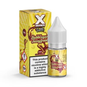 Product Image of Bubblegum Juicy Froot Nic Salt E-liquid by X Series