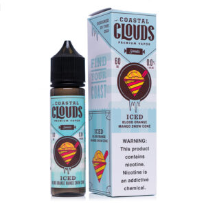 Product Image of Iced Blood Orange Mango Snow Cone 50ml Shortfill E-liquid by Coastal Clouds Sweets