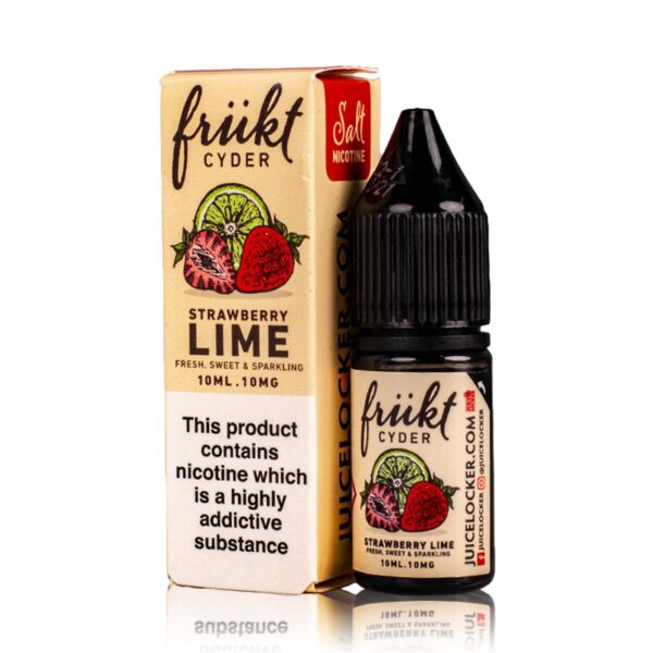 Product Image Of Strawberry Lime Nic Salt E-Liquid By Frukt Cyder