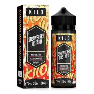 Product Image of Strawberry Custard 100ml Shortfill E-liquid by  Kilo