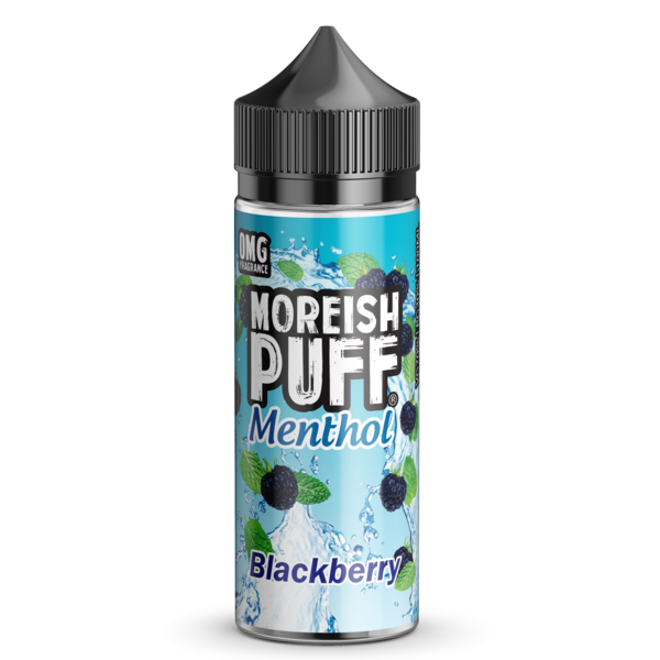 Product Image Of Blackberry Menthol 100Ml Shortfill E-Liquid By Moreish Puff Menthol