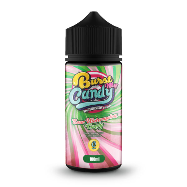 Product Image Of Sour Watermelon Candy 100Ml Shortfill E-Liquid By Burst My Bubble