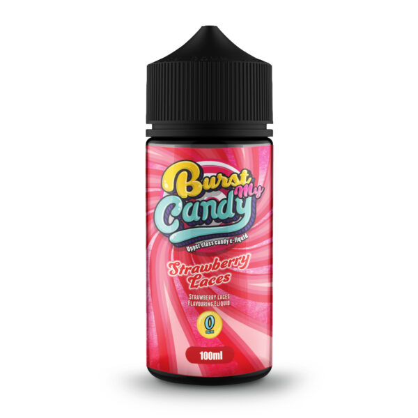 Burst My Candy – Strawberry Laces E-Liquid – 100Ml