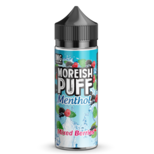 Product Image of Mixed Berries Menthol 100ml Shortfill E-liquid by Moreish Puff Menthol