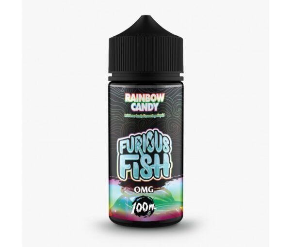 Product Image Of Rainbow Candy 100Ml Shortfill E-Liquid By Furious Fish