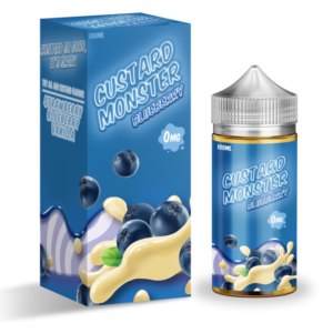 Product Image of Blueberry Custard 100ml Shortfill E-liquid by Custard Monster