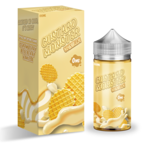 Product Image of Vanilla Custard 100ml Shortfill E-liquid by Custard Monster