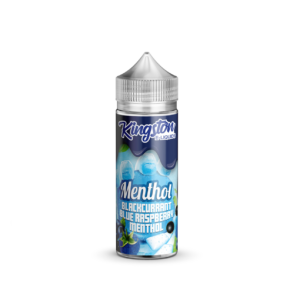 Product Image Of Blackcurrant And Blue Raspberry Menthol 100Ml Shortfill E-Liquid By Kingston Menthol