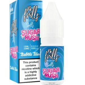 Product Image of No Frills Salts - Sugar Rush Bubble Blue Nic Salt