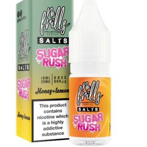 No Frills Salts – Sugar Rush Honey & Lemon Nic Salt