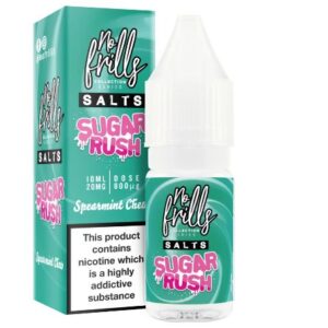 No Frills Salts – Sugar Rush Spearmint Chew Nic Salt