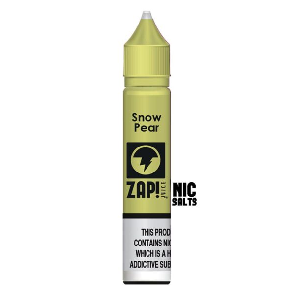 Product Image Of Snow Pear Nic Salt E-Liquid By Zap! Juice