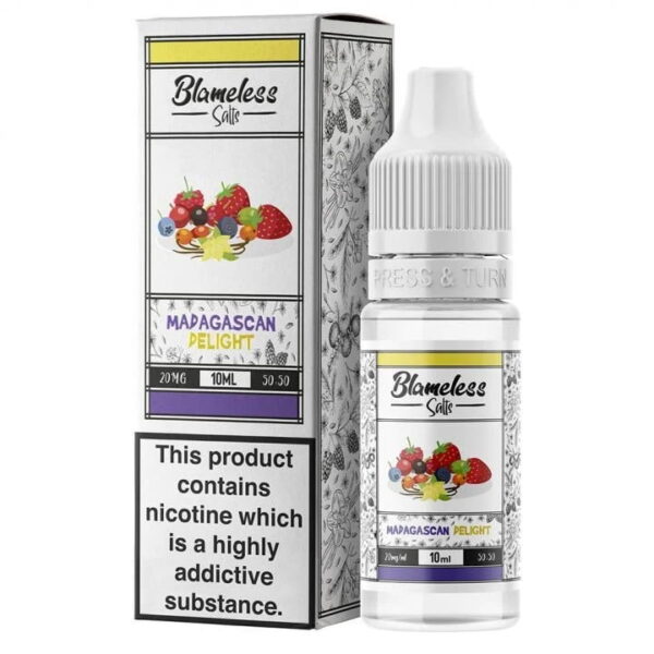 Product Image Of Madagascan Delight Nic Salt E-Liquid By Blameless