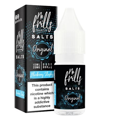 No Frills Salts – Original Salts Blueberry Slushy Nic Salt