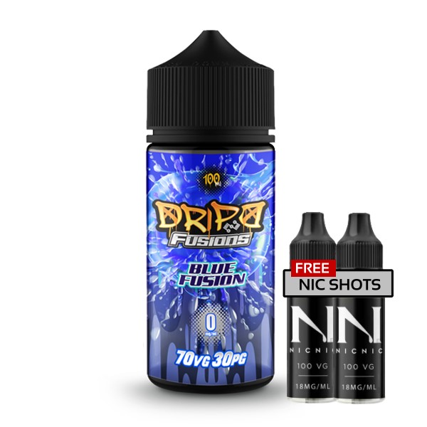 Product Image Of Blue Fusion 100Ml Shortfill E-Liquid By Dripd