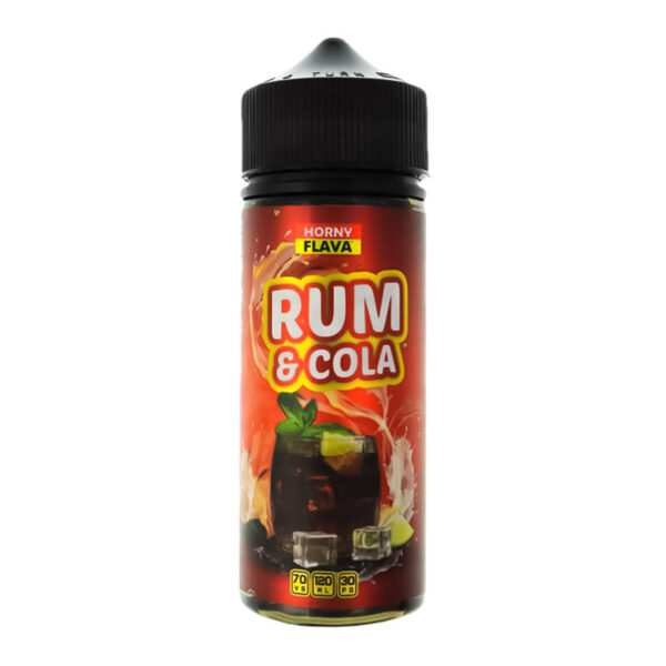 Product Image Of Rum &Amp; Cola 100Ml Shortfill E-Liquid By Horny Flava