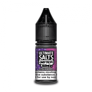 Product Image Of Grape And Strawberry Candy Drops Nic Salt E-Liquid By Ultimate Salts
