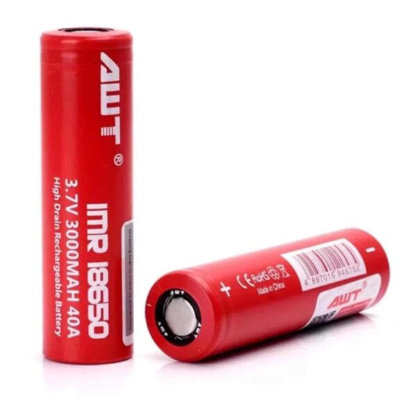 Product Image Of Awt 18650 3000 Mah 40A Battery