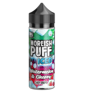 Product Image of Watermelon & Cherry Candy Drops 100ml Shortfill E-liquid by Moreish Puff Iced