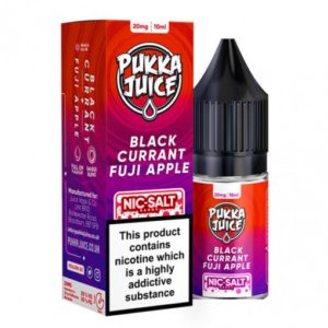 Product Image of Blackcurrant Fuji Apple Nic Salt E-liquid by Pukka Juice
