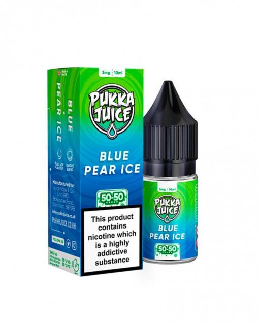 Pukka Juice Blue Pear Ice 10Ml Nic Salt
